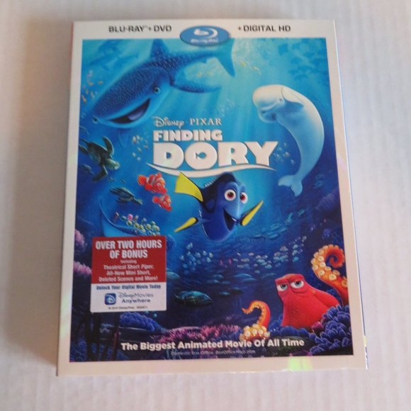 Finding Dory Other - Disney-Pixar FINDING DORY, BLU-RAY+DVD + DIGITAL HD, NWT